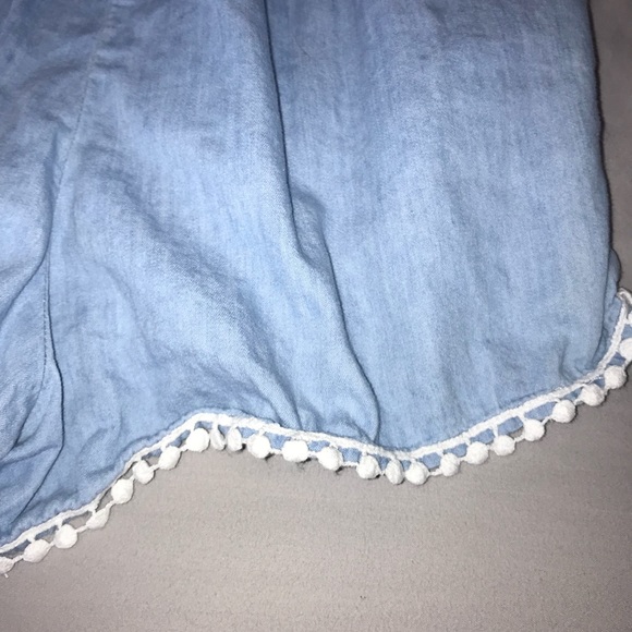 Blue and White Romper - Picture 3 of 5